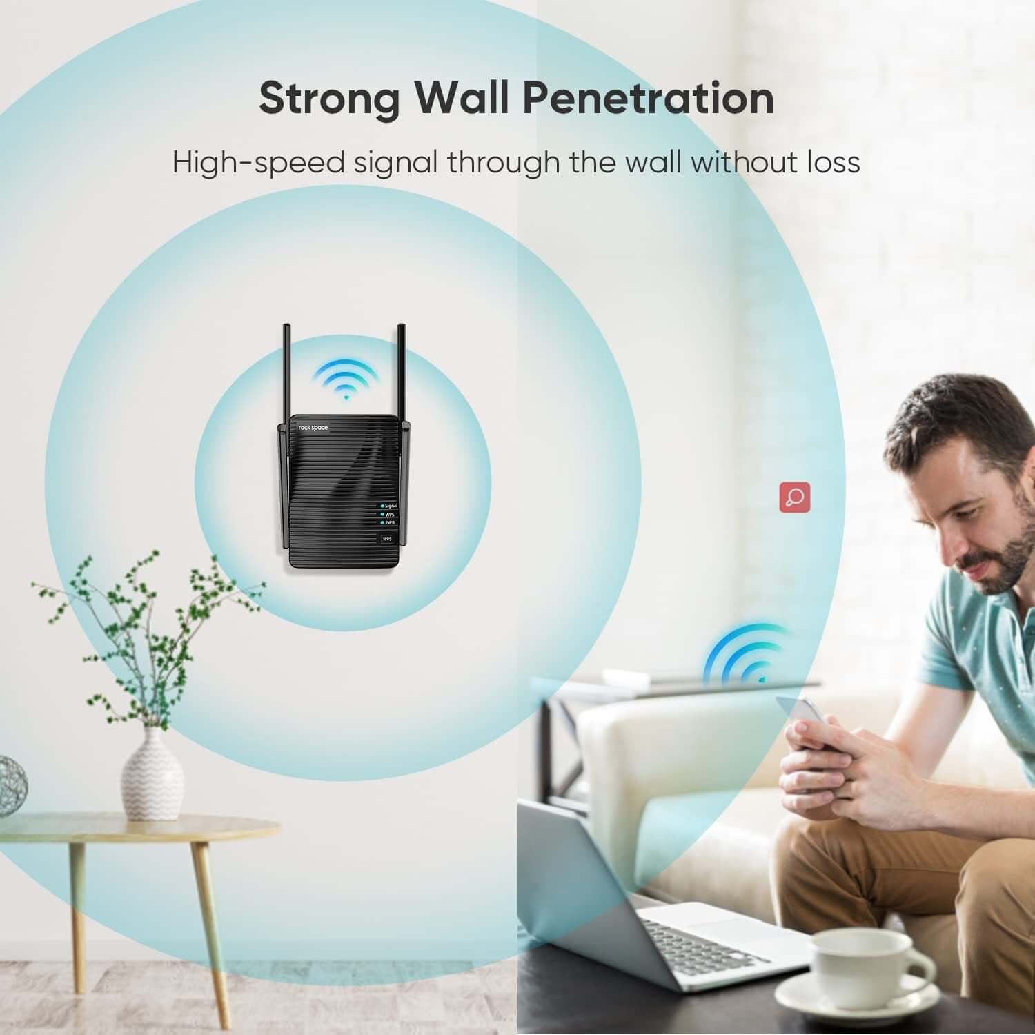 Dual-band Wireless Extension Supports Multiple Devices