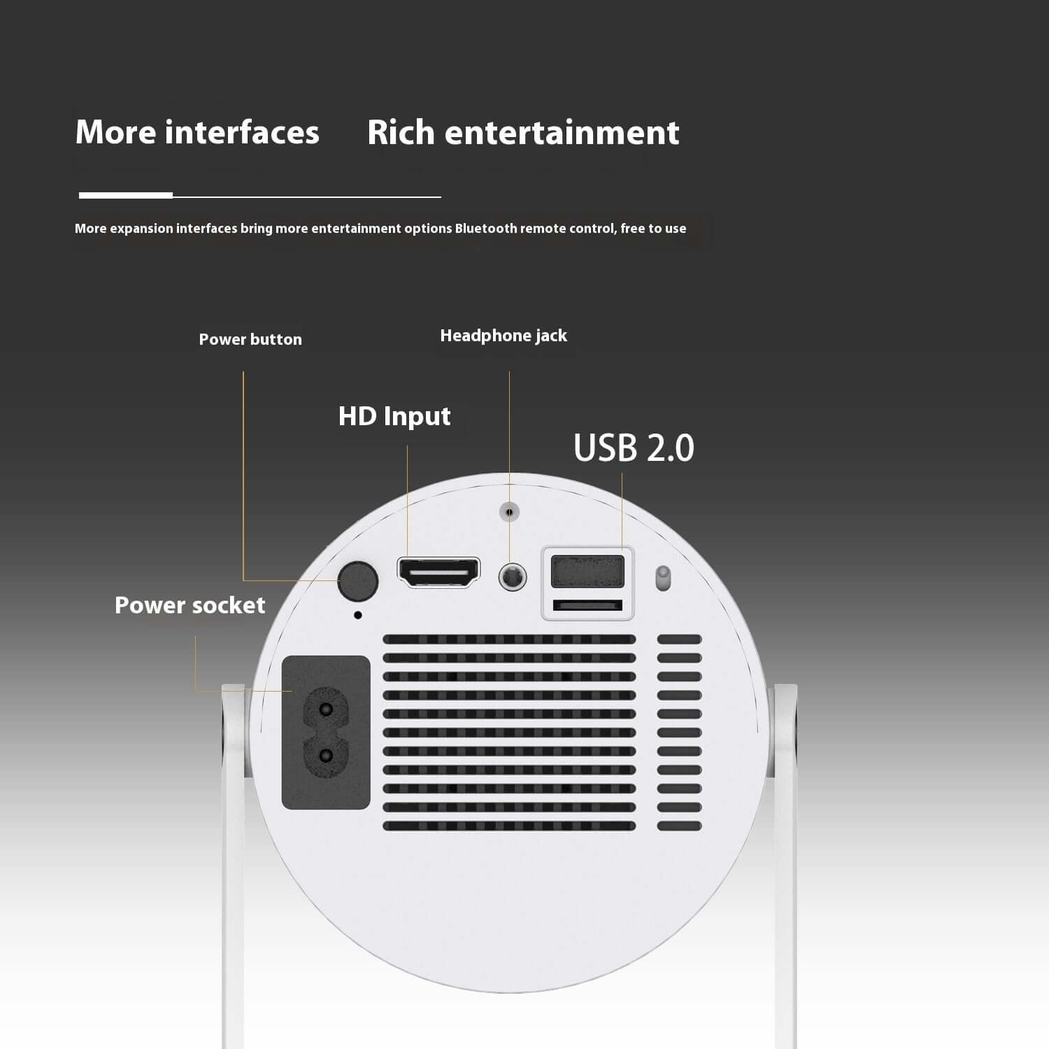 Small Straight Projector For Home Use