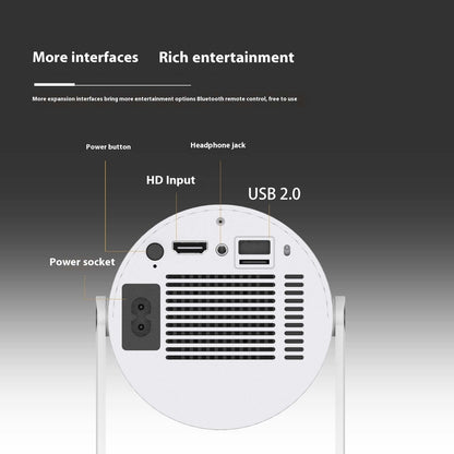 Small Straight Projector For Home Use
