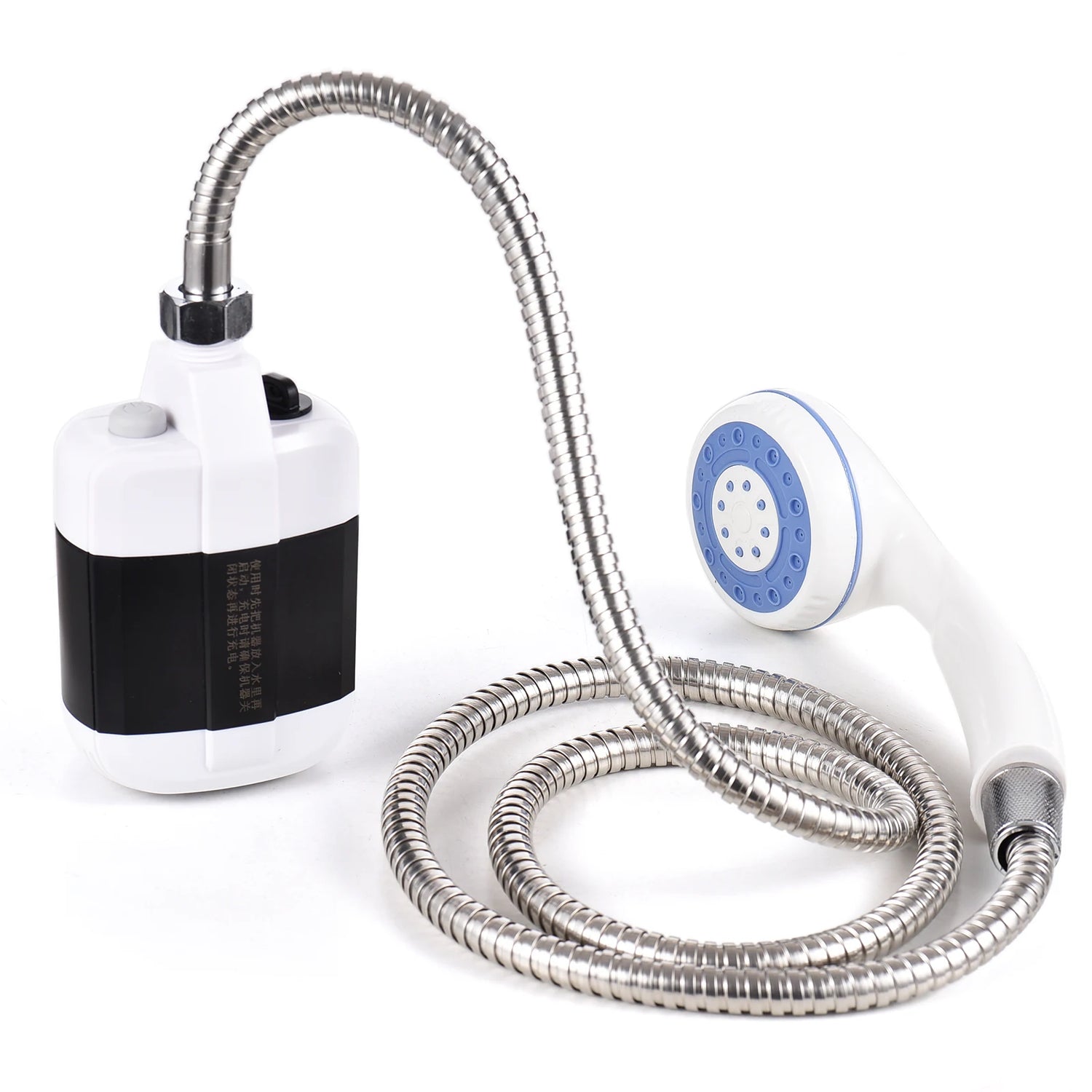 Rechargeable Shower Portable Camping Shower Head Bathing 3.7V Pump 4.9Ft for Outdoor Travel Hiking Beach Pet Cleaning Equipment