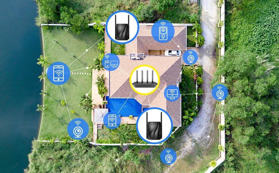 Dual-band Wireless Extension Supports Multiple Devices