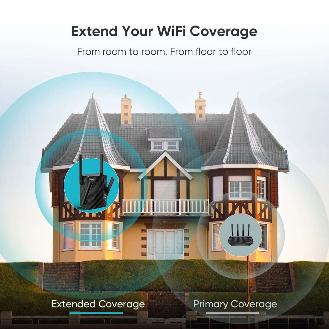 Dual-band Wireless Extension Supports Multiple Devices