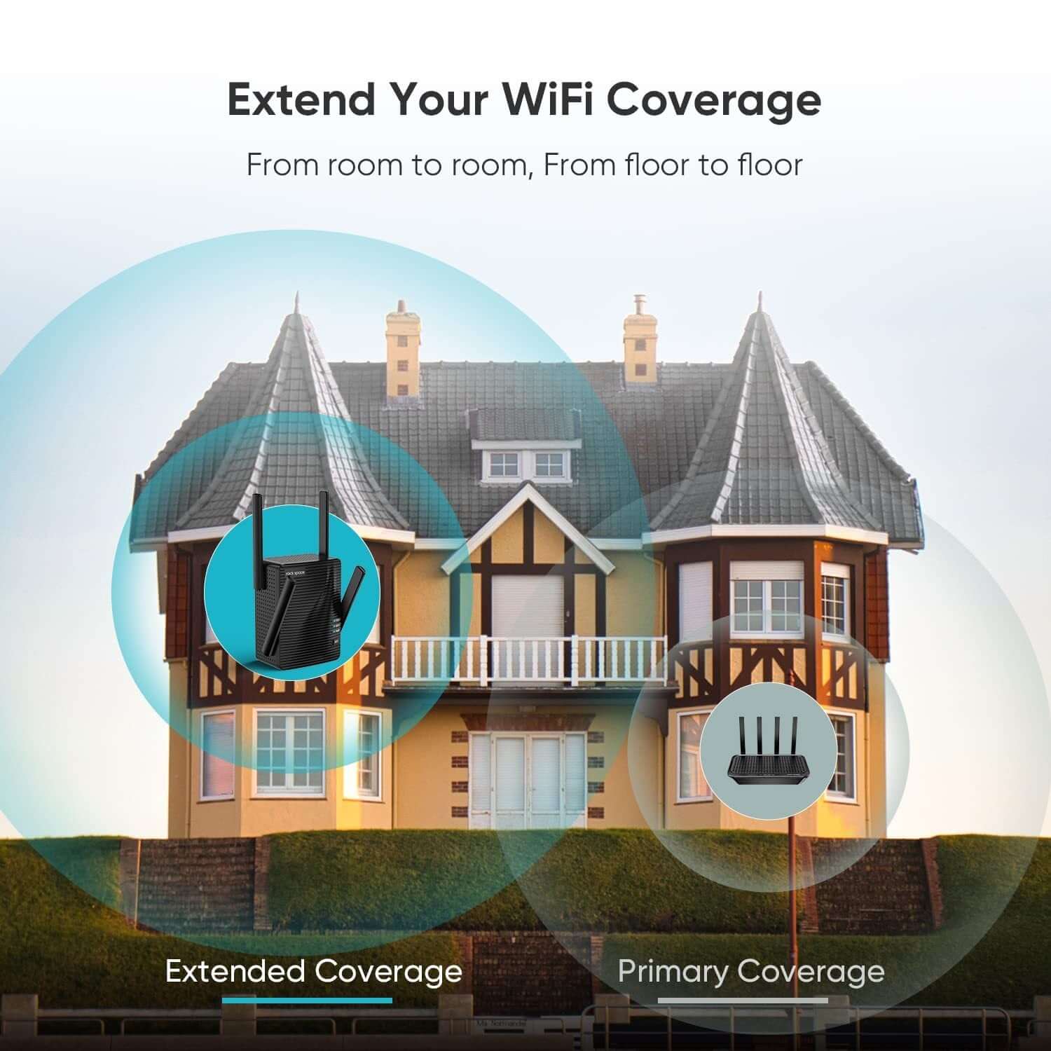 Dual-band Wireless Extension Supports Multiple Devices