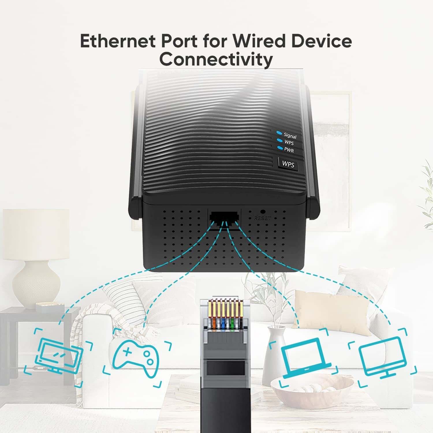 Dual-band Wireless Extension Supports Multiple Devices