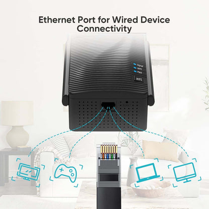 Dual-band Wireless Extension Supports Multiple Devices