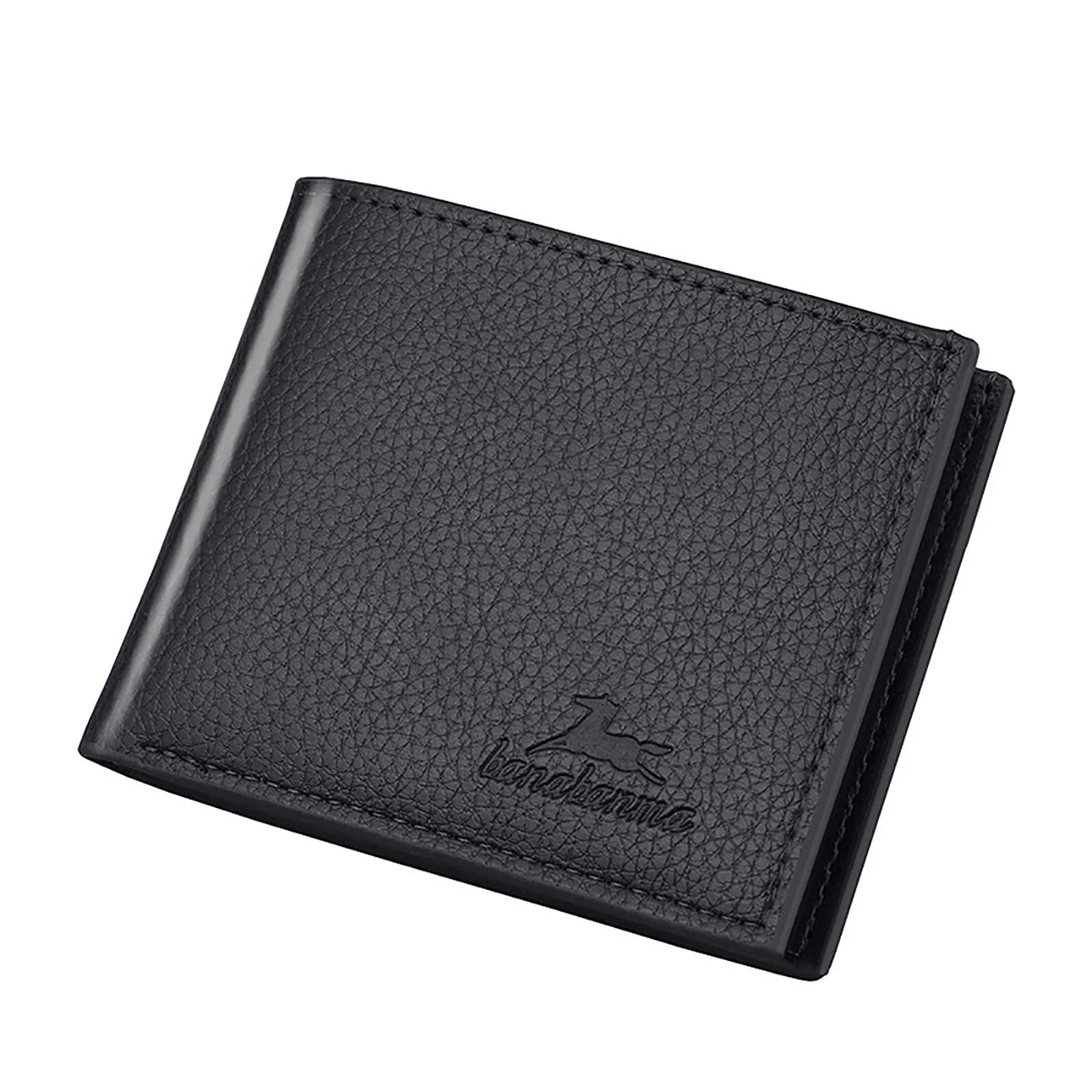 Mens Wallet on Clearancemen'S Wallet Short Vertical Ultra-Thin Wallet Bank Card Card Package Small Purse