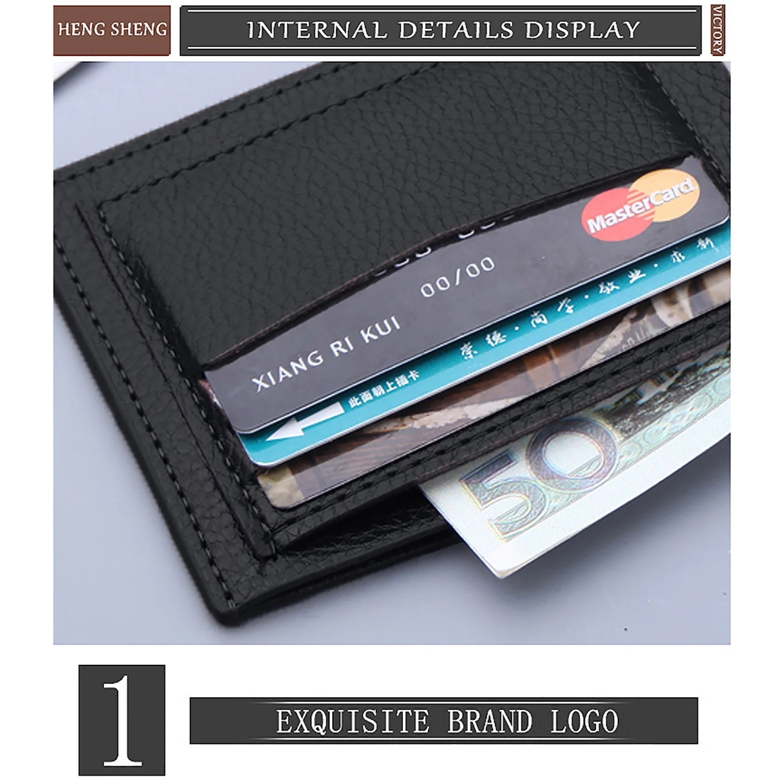 Mens Wallet on Clearancemen'S Wallet Short Vertical Ultra-Thin Wallet Bank Card Card Package Small Purse